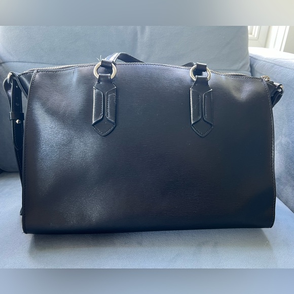 Ralph Lauren Saffiano Leather Satchel with crossbody strap - Picture 7 of 14